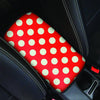 Red Polka Dot Car Console Cover-grizzshop