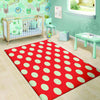 Red Polka Dot Floor Mat-grizzshop