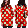 Red Polka Dot Hoodie Dress-grizzshop