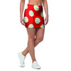 Red Polka Dot Mini Skirt-grizzshop