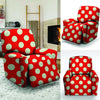 Red Polka Dot Recliner Cover-grizzshop