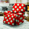 Red Polka Dot Recliner Cover-grizzshop