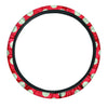 Red Polka Dot Steering Wheel Cover-grizzshop