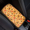 Red Polka Dot Sunflower Car Console Cover-grizzshop