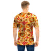 Red Polka Dot Sunflower Men T Shirt-grizzshop