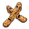 Red Polka Dot Sunflower Muay Thai Shin Guard-grizzshop