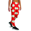 Red Polka Dot Women's Joggers-grizzshop