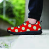 Red Polka Dot Women's Sneakers-grizzshop