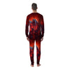 Red Robot And Skeleton Troop Print Men's Pajamas-grizzshop