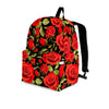 Red Rose Floral Backpack-grizzshop