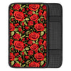 Red Rose Floral Car Console Cover-grizzshop