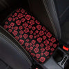 Red Rose Floral Doodle Car Console Cover-grizzshop