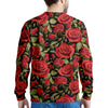 Red Rose Floral Men's Sweatshirt-grizzshop