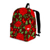 Red Rose Flower Backpack-grizzshop