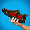 Red Rose Flower Men's Sneakers-grizzshop