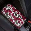 Red Rose Flower Print Car Console Cover-grizzshop