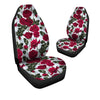 Red Rose Flower Print Car Seat Covers-grizzshop