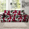 Red Rose Flower Print Sofa Cover-grizzshop