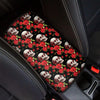 Red Rose Skull Car Console Cover-grizzshop