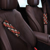 Red Rose Skull Seat Belt Cover-grizzshop