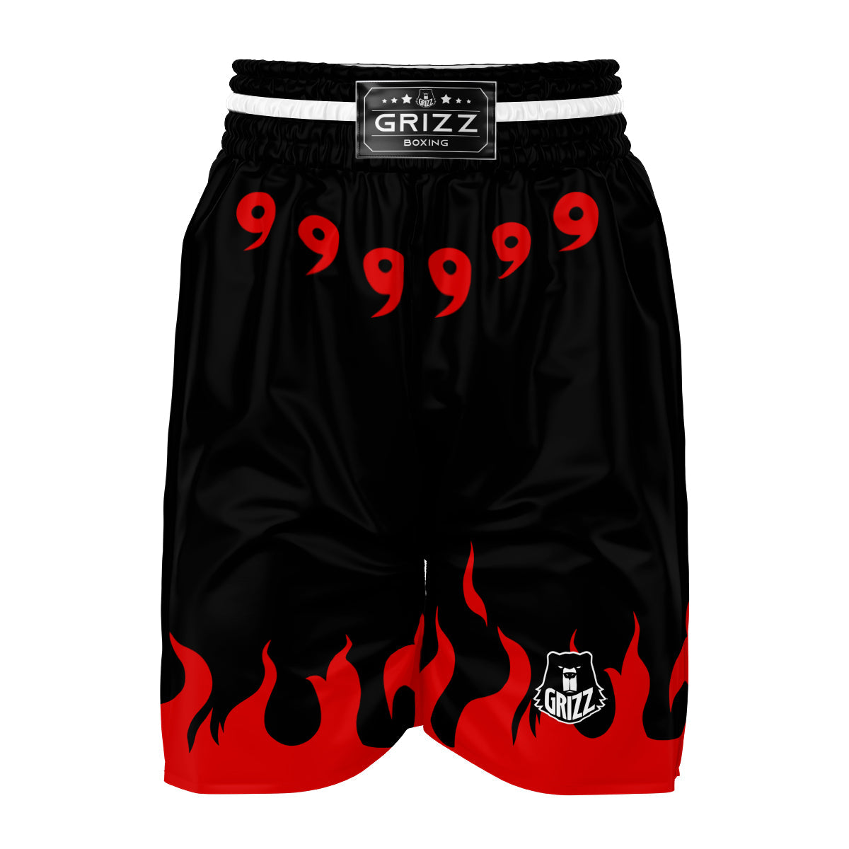 Red Sage Of Six Paths Boxing Shorts-grizzshop