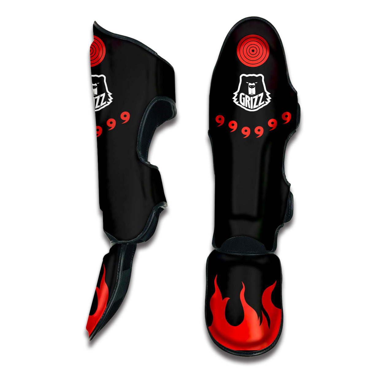 Red Sage Six of Paths Muay Thai Shin Guards-grizzshop