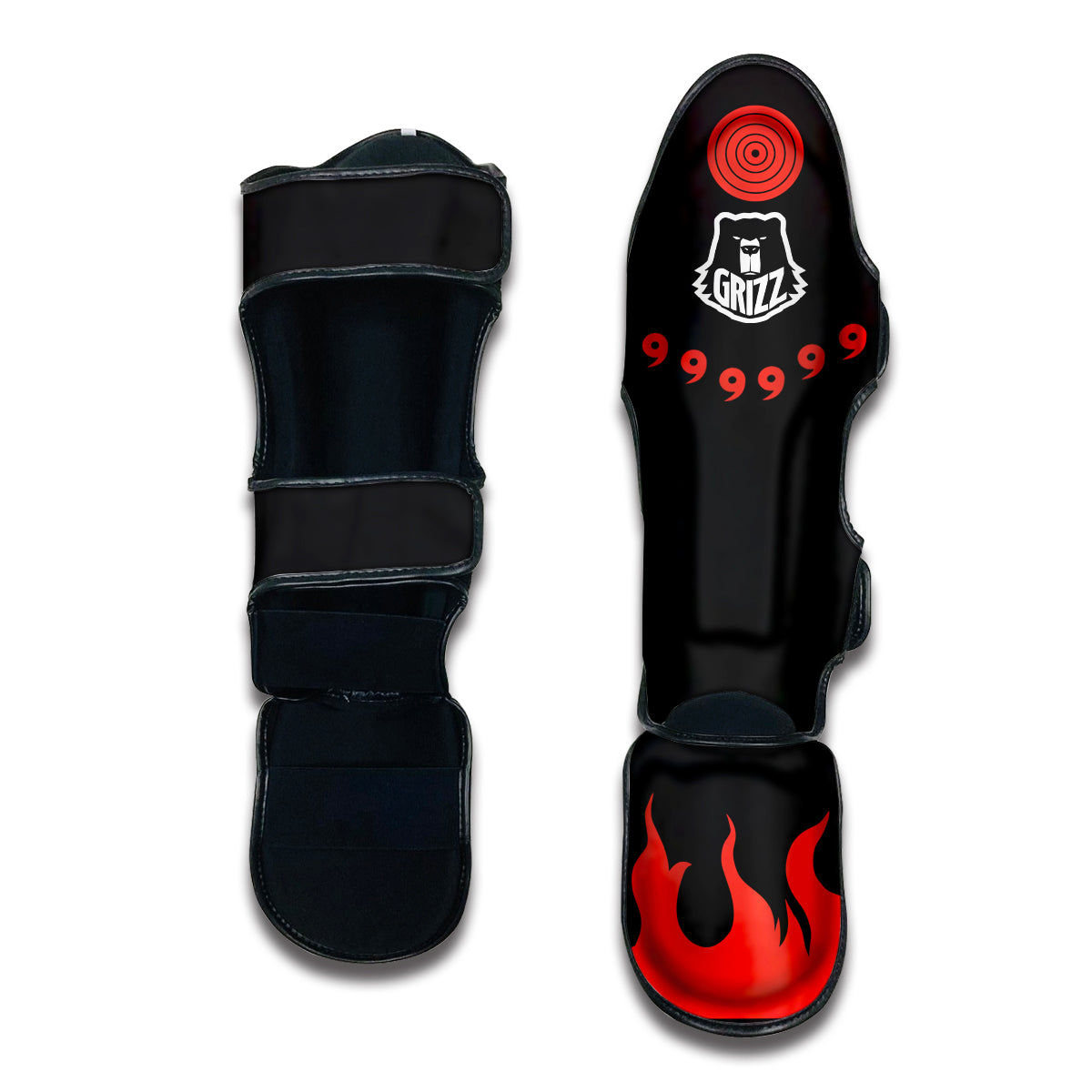 Red Sage Six of Paths Muay Thai Shin Guards-grizzshop