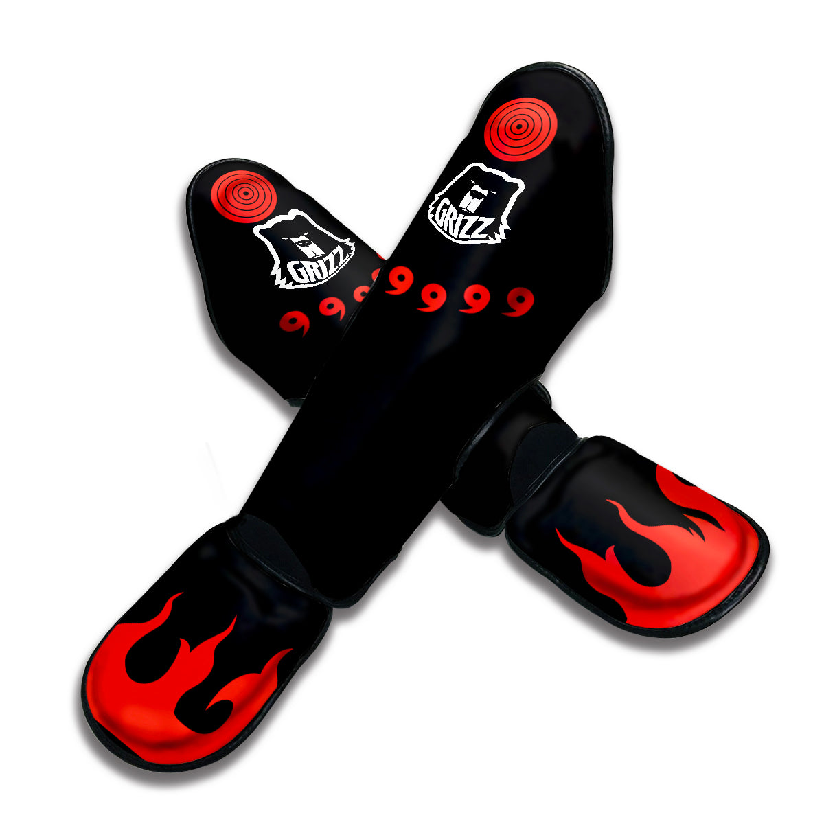 Red Sage Six of Paths Muay Thai Shin Guards-grizzshop