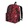 Red Snakeskin print Backpack-grizzshop