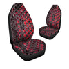 Red Snakeskin print Car Seat Covers-grizzshop