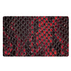 Red Snakeskin print Door Mat-grizzshop