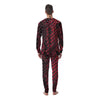 Red Snakeskin print Men's Pajamas-grizzshop