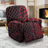 Red Snakeskin print Recliner Cover-grizzshop