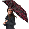 Red Snakeskin print Umbrella-grizzshop