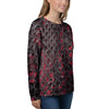 Red Snakeskin print Women's Sweatshirt-grizzshop