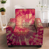 Red Tie Dye Armchair Cover-grizzshop