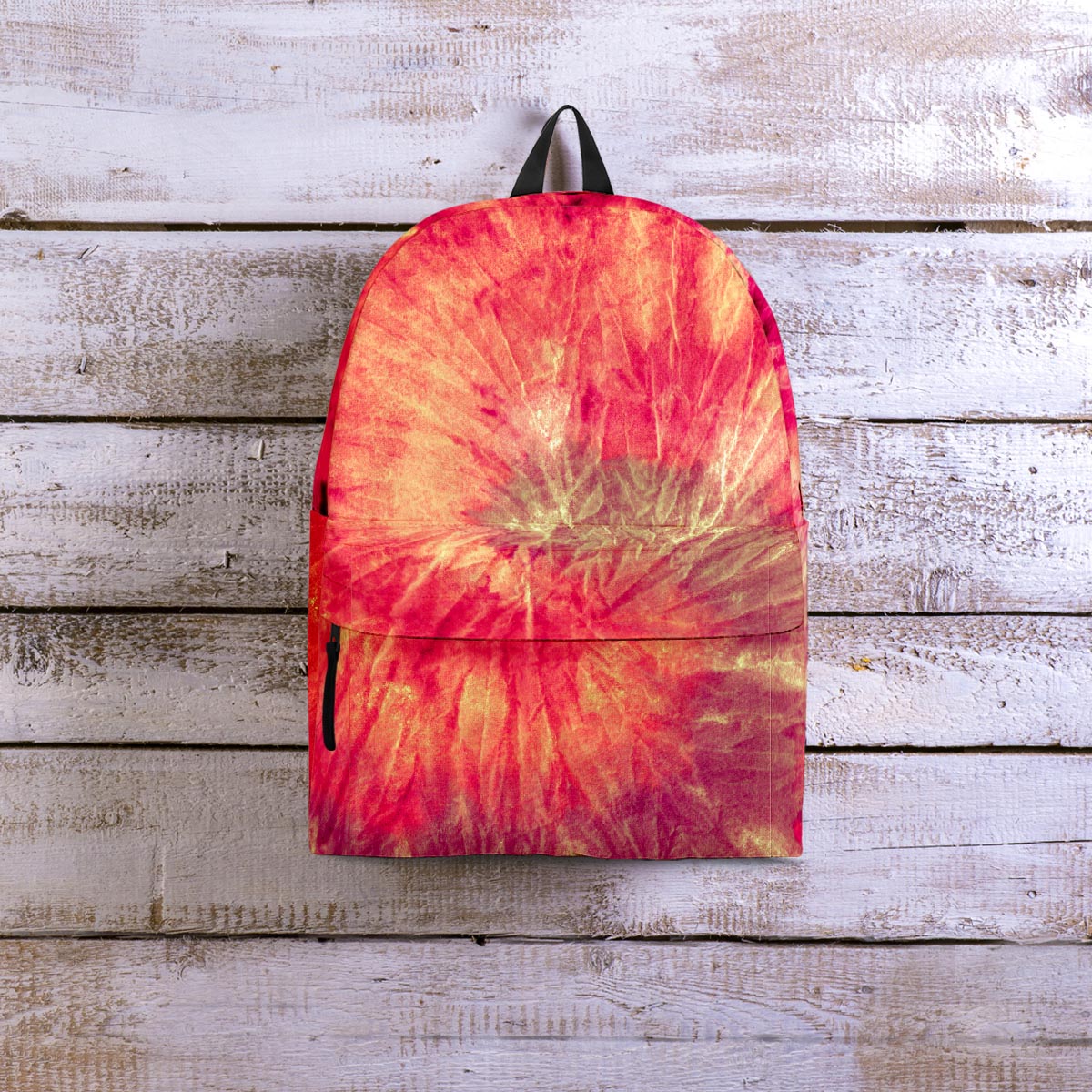 Red Tie Dye Backpack-grizzshop