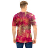 Red Tie Dye Men T Shirt-grizzshop