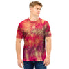 Red Tie Dye Men T Shirt-grizzshop