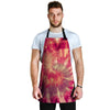 Red Tie Dye Men's Apron-grizzshop