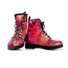 Red Tie Dye Men's Boots-grizzshop