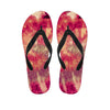 Red Tie Dye Men's Flip Flops-grizzshop