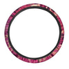 Red Tie Dye Steering Wheel Cover-grizzshop