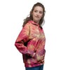 Red Tie Dye Women's Hoodie-grizzshop