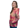 Red Tie Dye Women's Hoodie-grizzshop