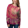 Red Tie Dye Women's Sweatshirt-grizzshop