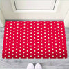 Red Tiny Polka Dot Door Mat-grizzshop