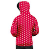 Red Tiny Polka Dot Men's Hoodie-grizzshop