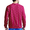 Red Tiny Polka Dot Men's Sweatshirt-grizzshop