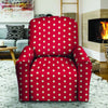 Red Tiny Polka Dot Recliner Cover-grizzshop